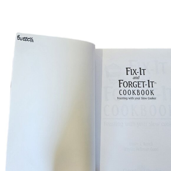 Fix-It and Forget-It Feasting with Your Slow Cooker Cookbook Softcover - Picture 4 of 9